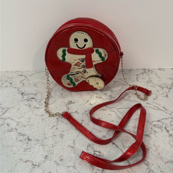 Olivia Miller Red Gingerbread Crossbody Bag - Picture 3 of 4